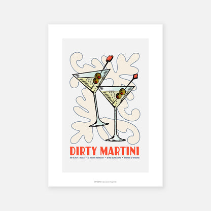 Dirti Martini Print